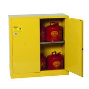 Flammable Safety Cabinet, open